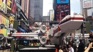 FullSized LEGO XWing Fighter [upl. by Nwahser931]