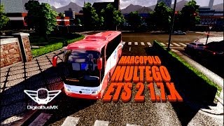 Marcopolo Multego ETS2 Mod Bus Mexico Euro Truck S [upl. by Xineohp]