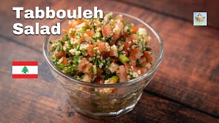 Tabbouleh Salad  Lebanese Tabbouleh Salad  Arabic Salad [upl. by Ayek611]