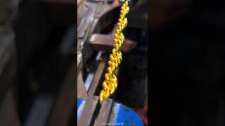 Wow thats a Unique Design 24k Gold Chain making Process viral shortvideo trending shorts short [upl. by Atirehs488]