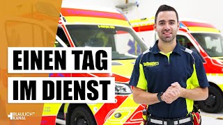 Einen Tag im Rettungsdienst  Marius bei Veritas Ambulanz [upl. by Amer]