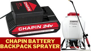 CHAPIN Battery Backpack Sprayer  battery powered sprayer  farming equipment  agricultural tools [upl. by Ress]