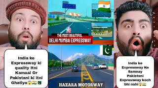 India Expressway Quality Vs Pakistan Expressway Quality  Pakistani Reaction [upl. by Reginauld50]