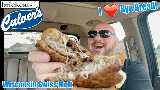 Culvers Wisconsin Swiss Melt REVIEW brickeats [upl. by Barb]