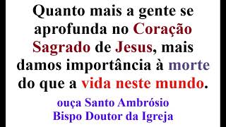 Santo Ambrósio Bispo Doutor 👉 O que significa estar crucificado com Cristo para o mundo [upl. by Allisirp922]