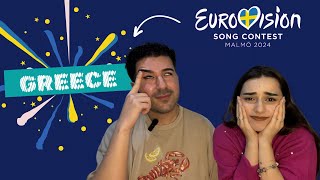 GREECE Marina Satti  Zari  Eurovision 2024  CYPRIOTS OVERREACT [upl. by Auhoj338]