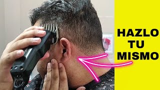 🔥TUTORIAL como CORTARSE el CABELLO SOLO 2023Cómo HACERSE un CORTE BÁSICO para hombredeivysbarber [upl. by Hong]