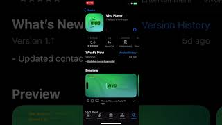 How to install Vivo Player on iPhone iptv vivo vivoplayer [upl. by Aihsenyt]