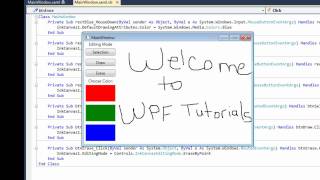 WPF Tutorial 14  InkCanvas [upl. by Akino]