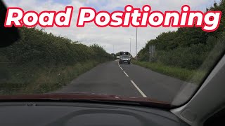 Road positioning spatial awareness passing parked cars judging position learn to drive [upl. by Joelle]