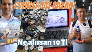 Esenler Bit Pazarı  Ne alırsan 10 TL [upl. by Harriott]