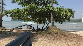 Views of Baba Ecolodge Beach Bar 200m west of Horizon Eco resort at Ko Phra Thong island Thailand [upl. by Weksler377]