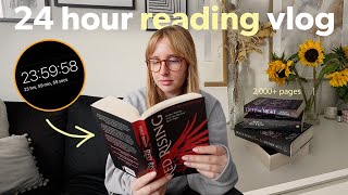 How much can I read in 24 hours 📖🎧 24 hour reading challenge Mood reading amp TBR reading [upl. by Crin]