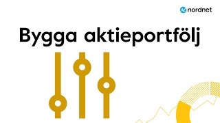 Så Bygger du din Aktieportfölj [upl. by Einehpets]