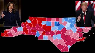 North Carolina Polling Shift Analysis Harris v Trump Sept [upl. by Jessee]