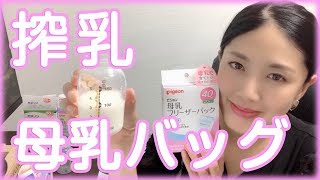 【商品レビュー・比較 🍼】母乳バッグ カネソン or ピジョン どこで買うのがお得？何mlを買うべき？ [upl. by Halil]