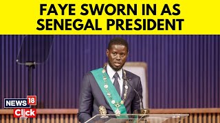 Senegal Election News  SwearingIn Ceremony Of Bassirou Diomaye Faye  Senegal News  N18V [upl. by Eartha]