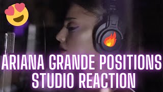 Ariana Grande Studio Footage Vocal Arranging The “Positions” Bridge Even More Respect For Her Now ❤ [upl. by Annavas]