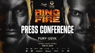 TYSON FURY VS OLEKSANDR USYK LAUNCH PRESS CONFERENCE LIVESTREAM [upl. by Neilla]