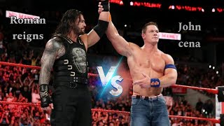 Roman reigns vs john cena no mercy [upl. by Lorens]