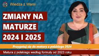 Matura z polskiego 2025 i 2024  zmiany [upl. by Rosenthal]