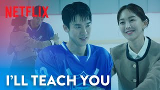 Yoo Yeonseok “teaches” Keum Saerok how to ice skate  The Interest of Love Ep 3 ENG SUB [upl. by Alage]