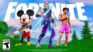 Using 101 SECRET Skins to WIN Fashion Shows Fortnite [upl. by Adnauq]