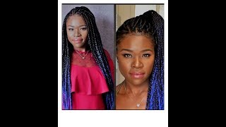 TUTO COMMENT RÉALISER LES BOX BRAIDS FAIRE DES RASTA SOI MÊME [upl. by Aihcropal703]