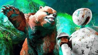 THE WILD ROBOT quotRoz Vs Bear Fight Scenequot Trailer NEW 2024 [upl. by Elyl]