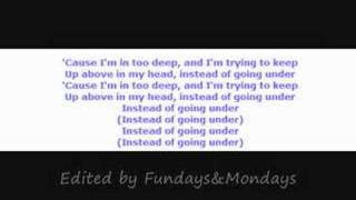 Sum 41  In Too Deep with lyrics [upl. by Braeunig]