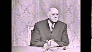 Charles de Gaulle Elysée 27 novembre 1967 Québec Partie 2 [upl. by Lyons773]