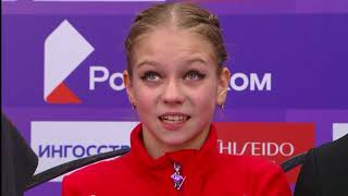 Alexandra Trusova  Free Program  Rostelecom Cup 2019 [upl. by Nirra]