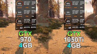 GTX 970 vs GTX 1050 Ti  Test in 10 Games Tested in 2023 [upl. by Land]