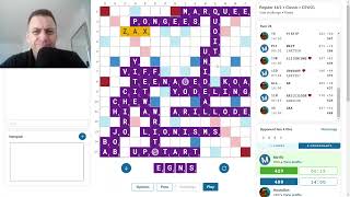 Scrabble game with commentary no467 [upl. by Nediarb]