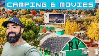 I Reviewed a Campground with a DRIVE IN MOVIE THEATER [upl. by Issim13]