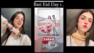 Bari Eid ki khushi m bnaya apna phla vlog  Zarnab Fatima Gull [upl. by Ycnaf]