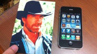 Chuck Norris Improves iPhone 4 Reception [upl. by Airetak912]