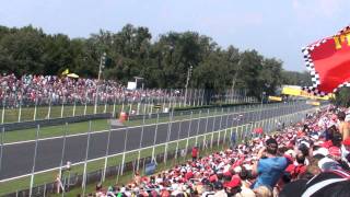 Sebastian Vettel  Monza 2011 Parabolica  Blown diffuser sound [upl. by Dadirac]