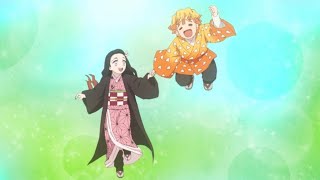 zenitsu and nezuko moments  demon slayer [upl. by Cocke]