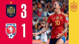 RESUMEN  España 31 República Checa  Clasificación Europeo 2025  Jornada 2  🔴 SEFUTBOL [upl. by Burleigh]