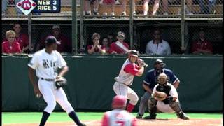 Nebraska Baseball vs Rice 2001 Last Game at Buck Beltzer Field [upl. by Merrile]