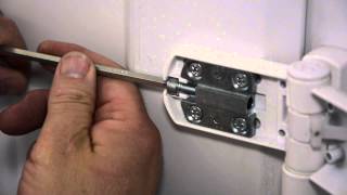 How to adjust hinge and keeps on a upvc door [upl. by Dorthy533]