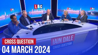 Cross Question with Iain Dale 0403  Watch Again [upl. by Anwahsar89]