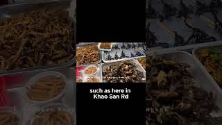 Best Bug Stands in Bangkok 🐛  Where to Eat Insects in Thailand chatuchakmarket exoticfoods [upl. by Aicnerolf]