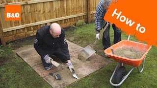 How to lay a shed base [upl. by Asiaj]