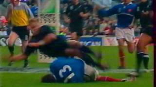 France vs Nouvelle Zélande demi finale de la coupe du monde 1999 de Rugby part 5 [upl. by Orest]