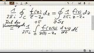 Die Cauchy Integralformel für komplexe Wegintegrale [upl. by Alesandrini]