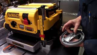 Dewalt DW735X Planer Review and use [upl. by Nagam]