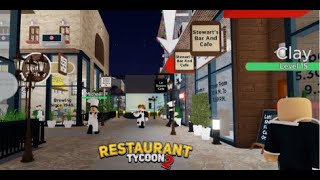 Restaurant Tycoon 2 The Downtowns Food District Tour  Jeffs Culinary District Updated Tour [upl. by Mir]