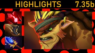 ✨Bristleback 84 Kill participation Carry Highlights 735b  Dota 2 Top MMR [upl. by Lexie]